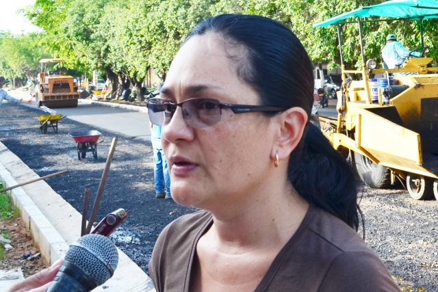 Layla Zorro Vega, secretaria de Obras Públicas Municipal