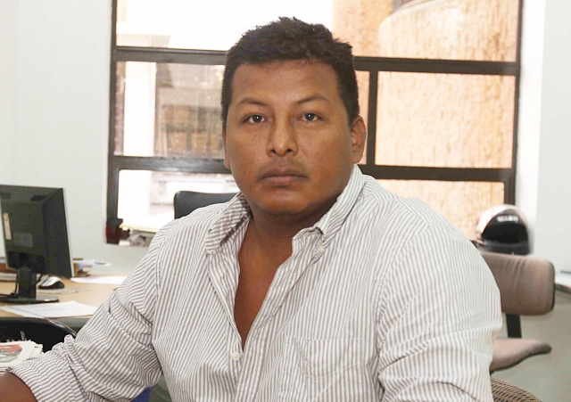 Manuel Jajoy, coordinador de la Oficina de Asuntos Étnicos de la Alcaldía de Arauca