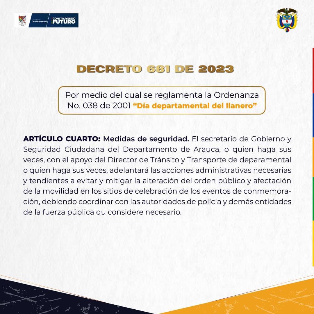Decreto 681 del 2023