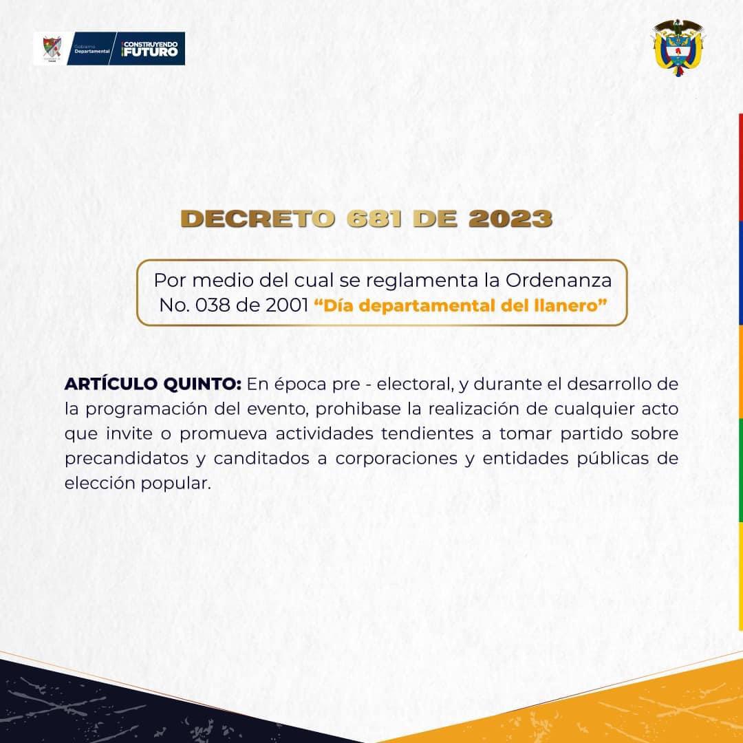 Decreto 681 del 2023