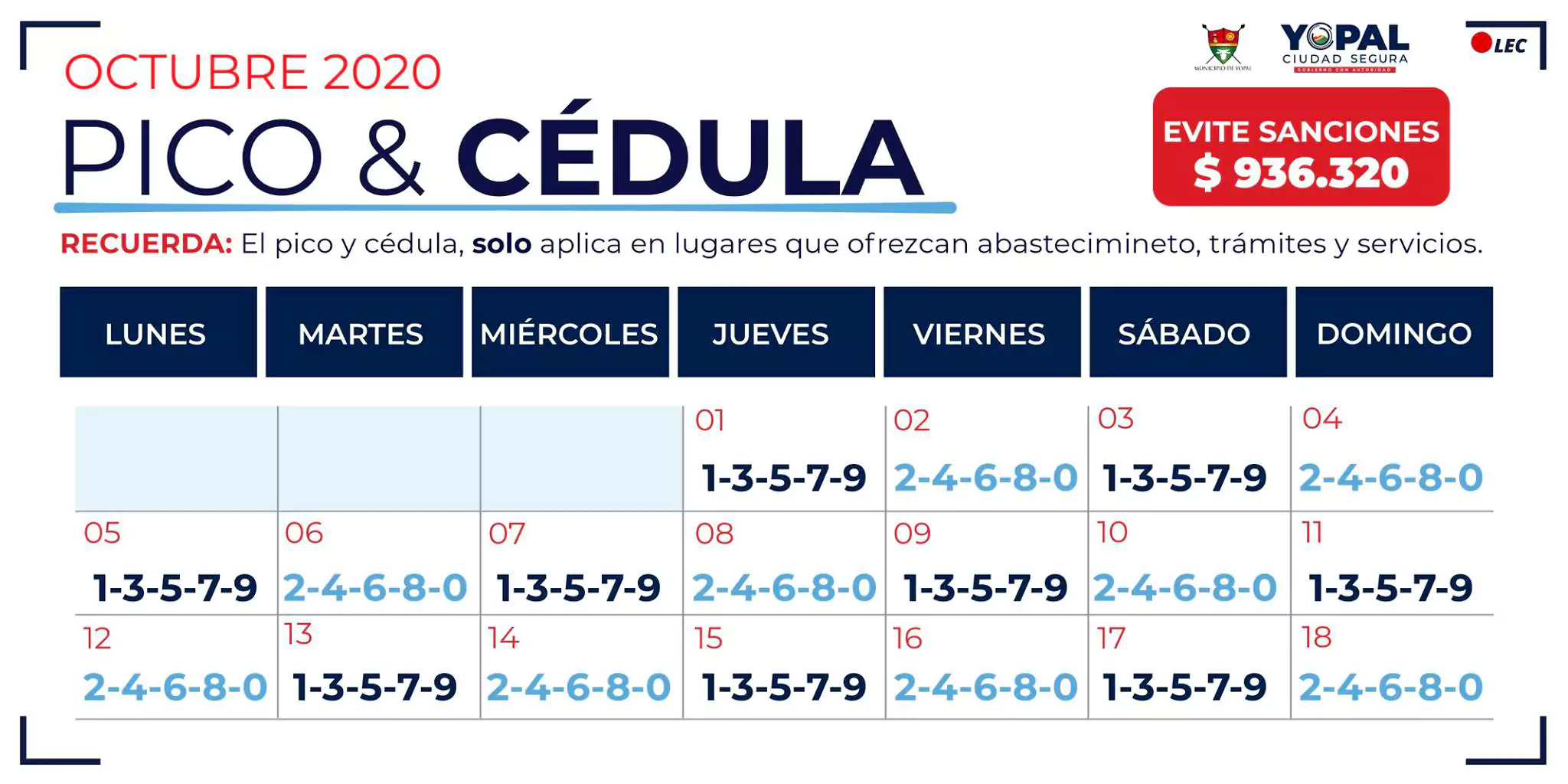 Pico y Cédula Yopal