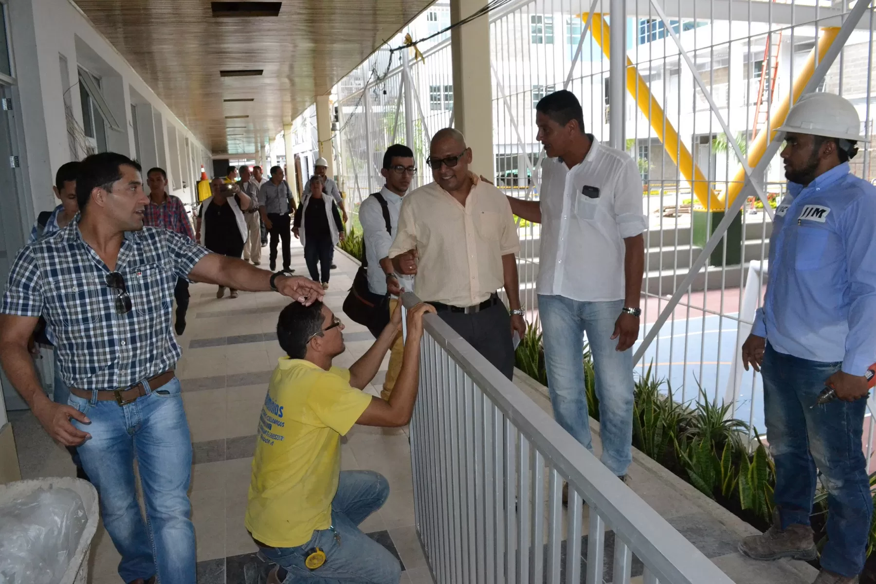 Solo falta un 8% para que la obra de remodelación que se realiza a la infraestructura de la Institución Educativa General Santander Primaria.