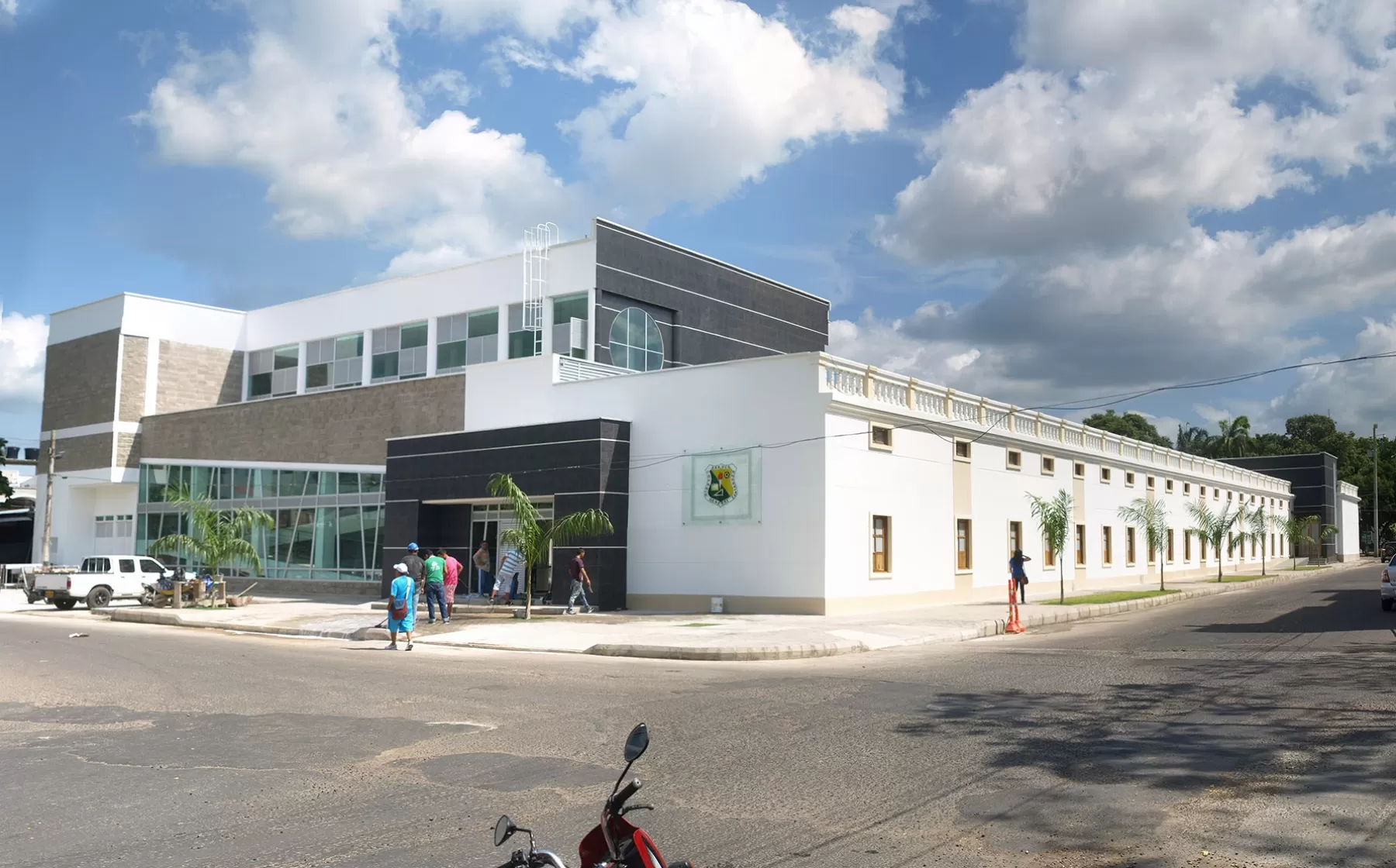 La nueva fachada del colegio Santander primaria, inaugurado este martes 29 de diciembre en la ciudad de Arauca.