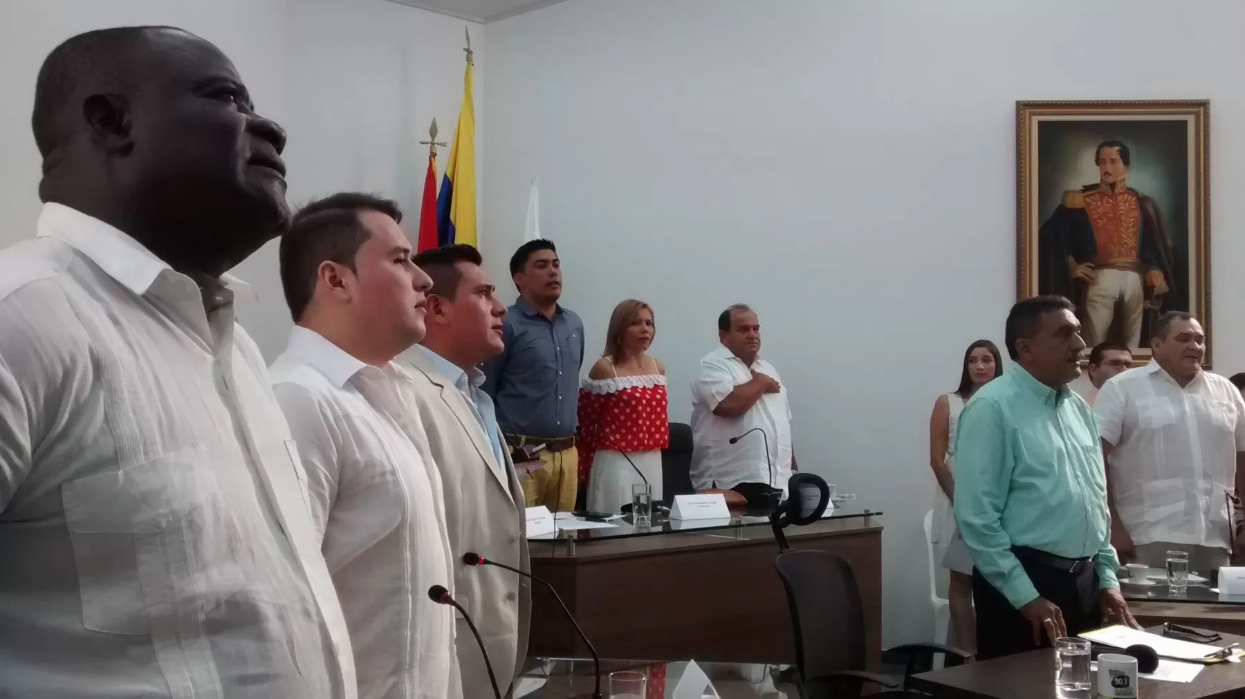 Los quince concejales tomaron posesión de su cargo.
