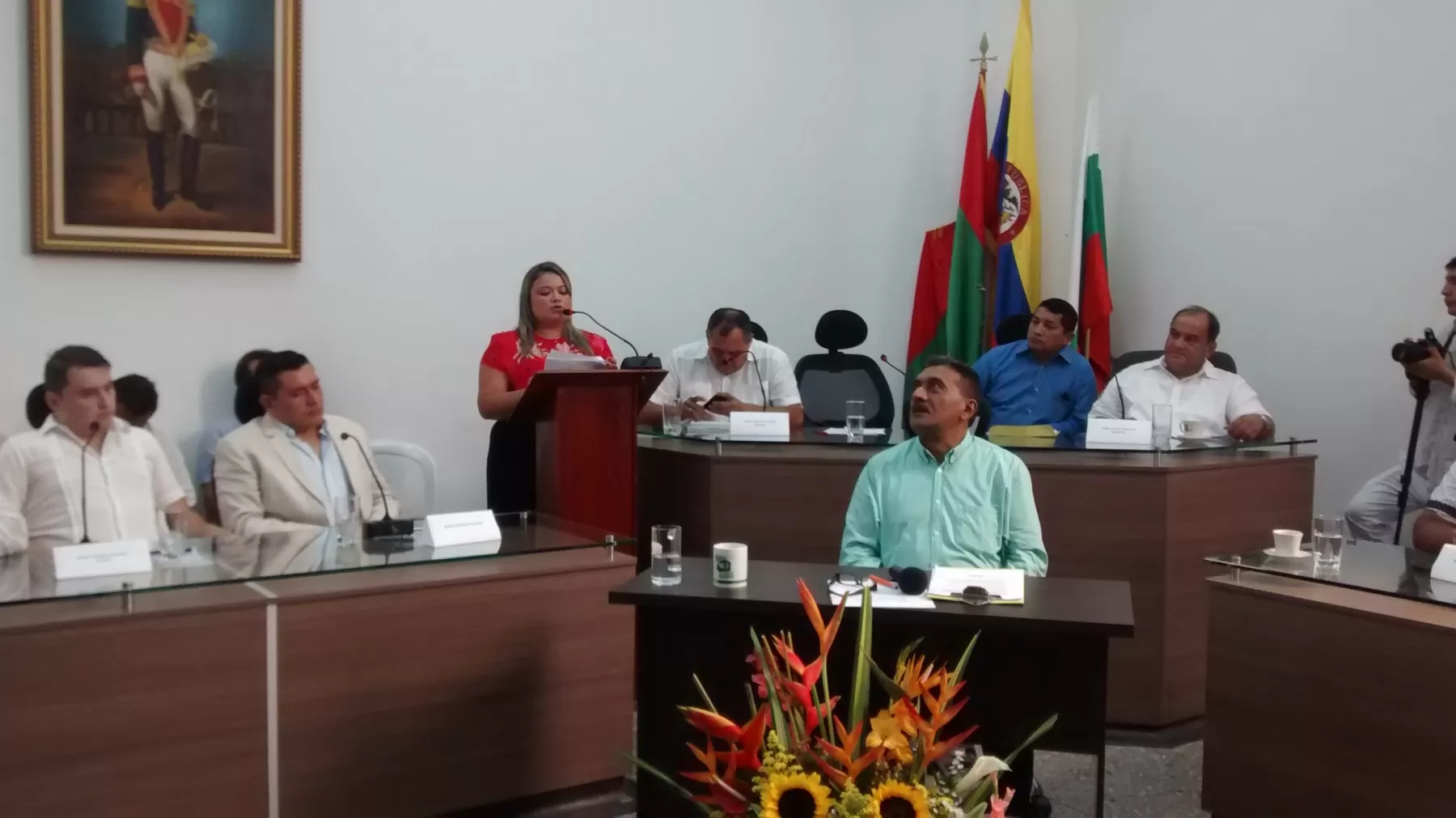 Lina María Garrido, presidenta del concejo de Arauca, habló de trabajar por la comunidad con responsabilidad, como la misión del Concejo.