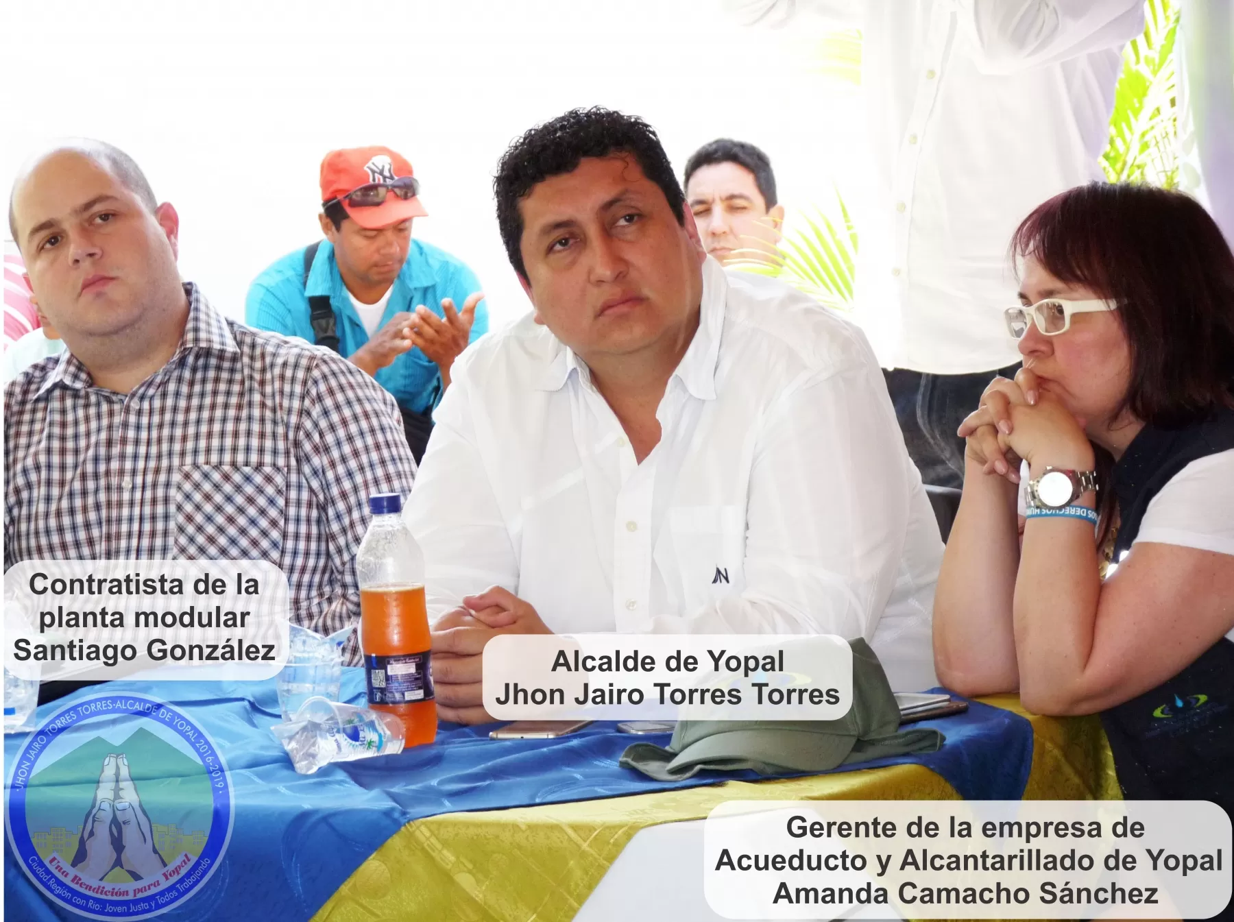 Frente a las instalaciones de la planta modular colapsada en la vereda la Vega de Yopal, presentan un nuevo proyecto de construcción de una nueva.