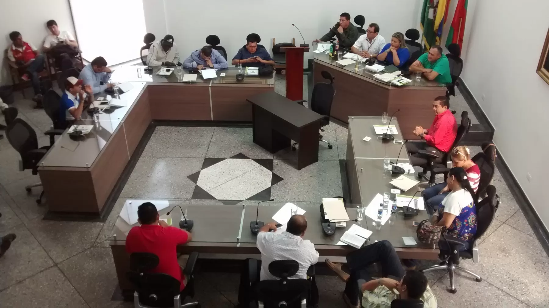 Policía fue al Concejo de Arauca a plantear unas alternativas que pueden tenerse en cuenta en los proyectos para el municipio.