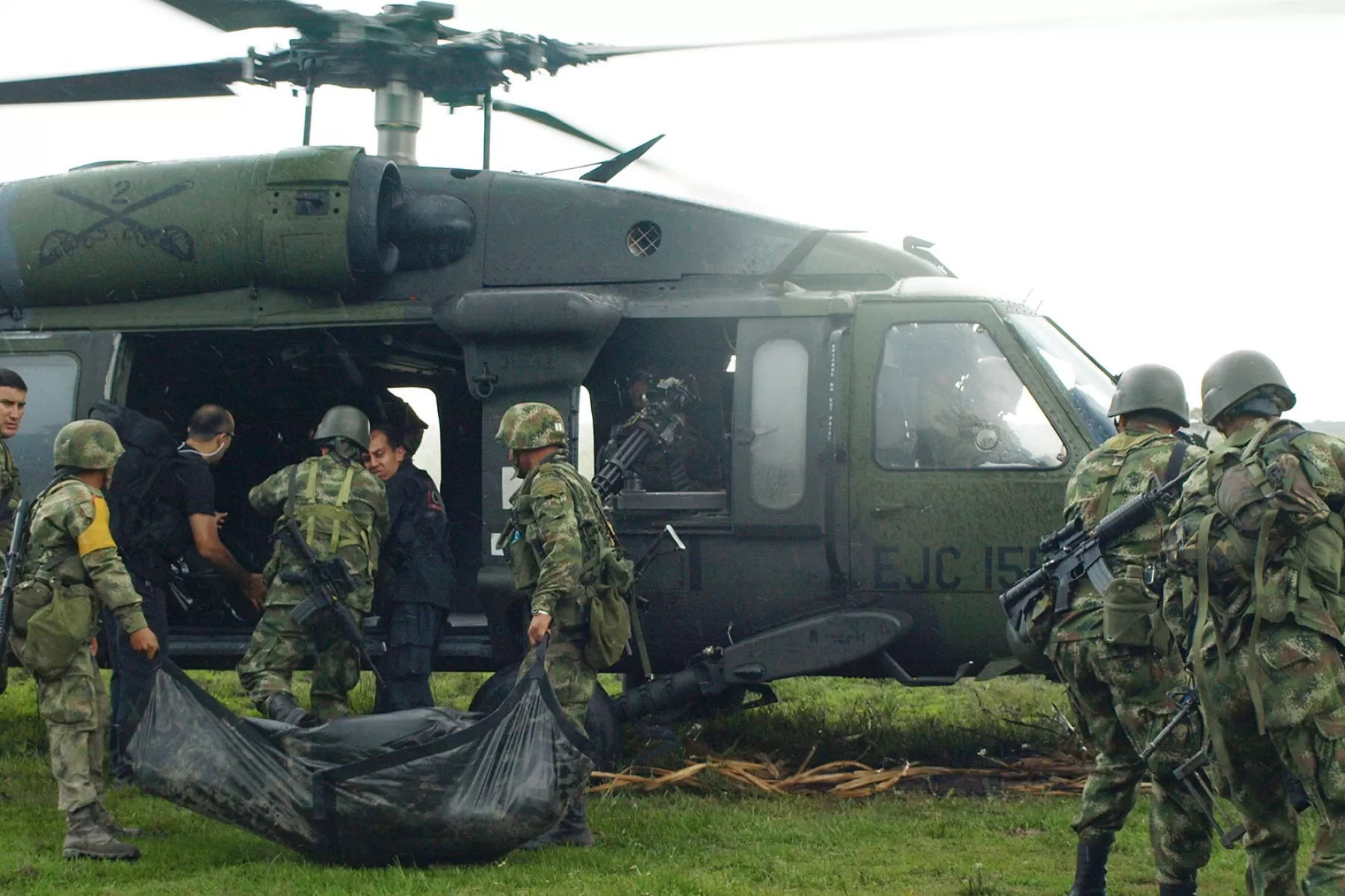 Siete guerrilleros muertos y uno capturado en operativo de las autoridades en el municipio de Puerto Rondón, departamento de Arauca.