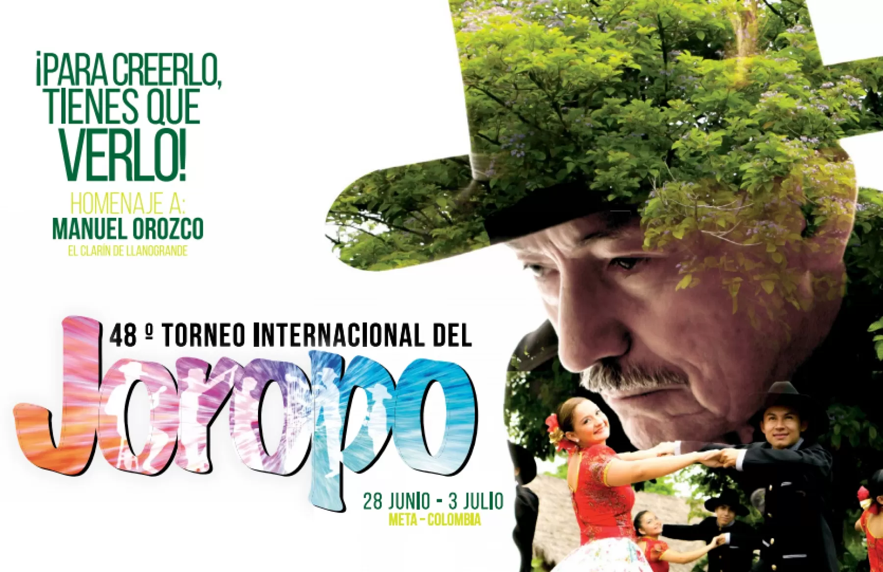 Programación de la versión 48 del Torneo Internacional del Joropo que se realiza en la ciudad de Villavicencio del 28 de junio al 3 de julio de 2016.