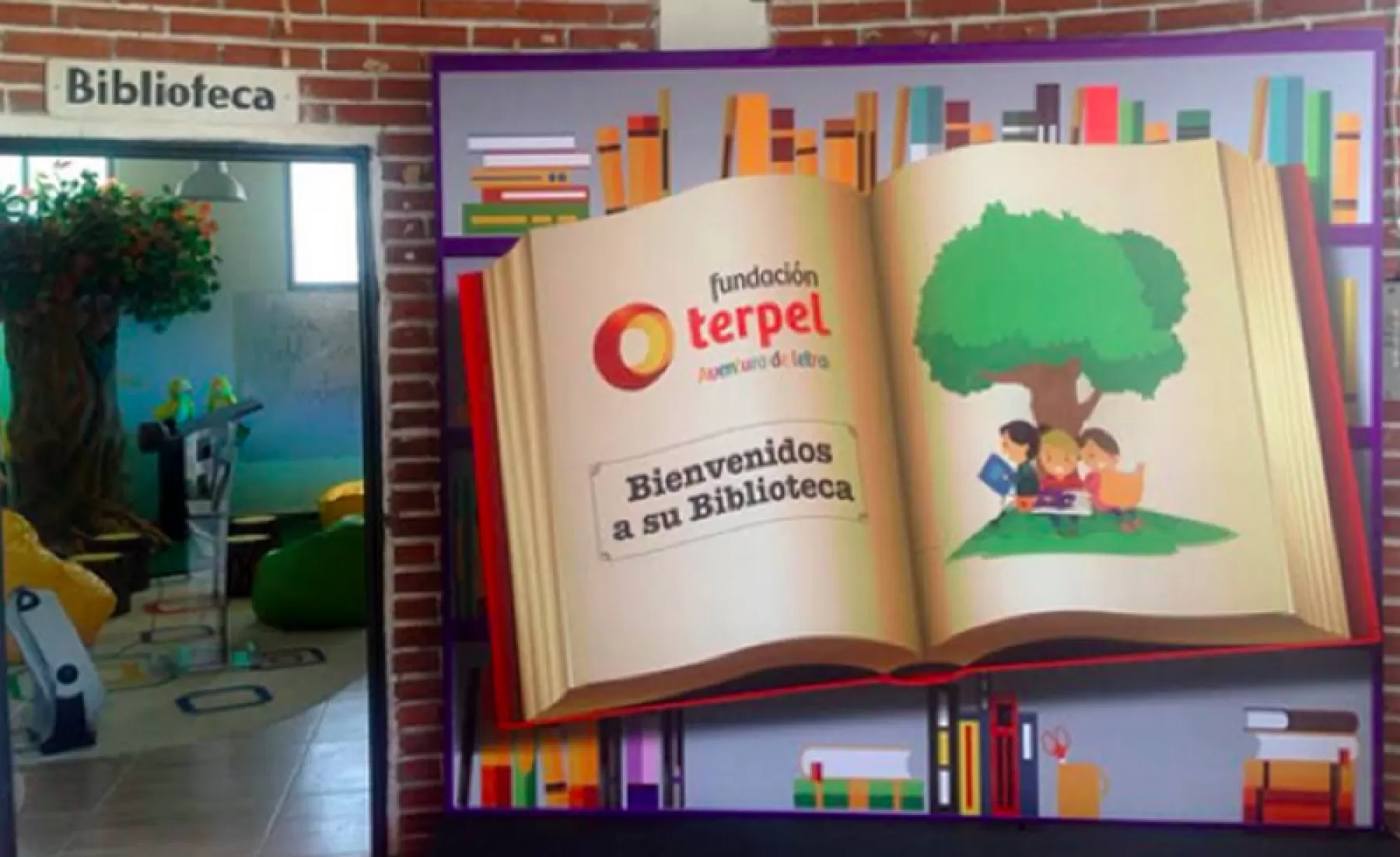 la Fundación Terpel entregará este jueves una biblioteca escolar a la Institución Educativa Anthony A. Phipps, de Villavicencio.