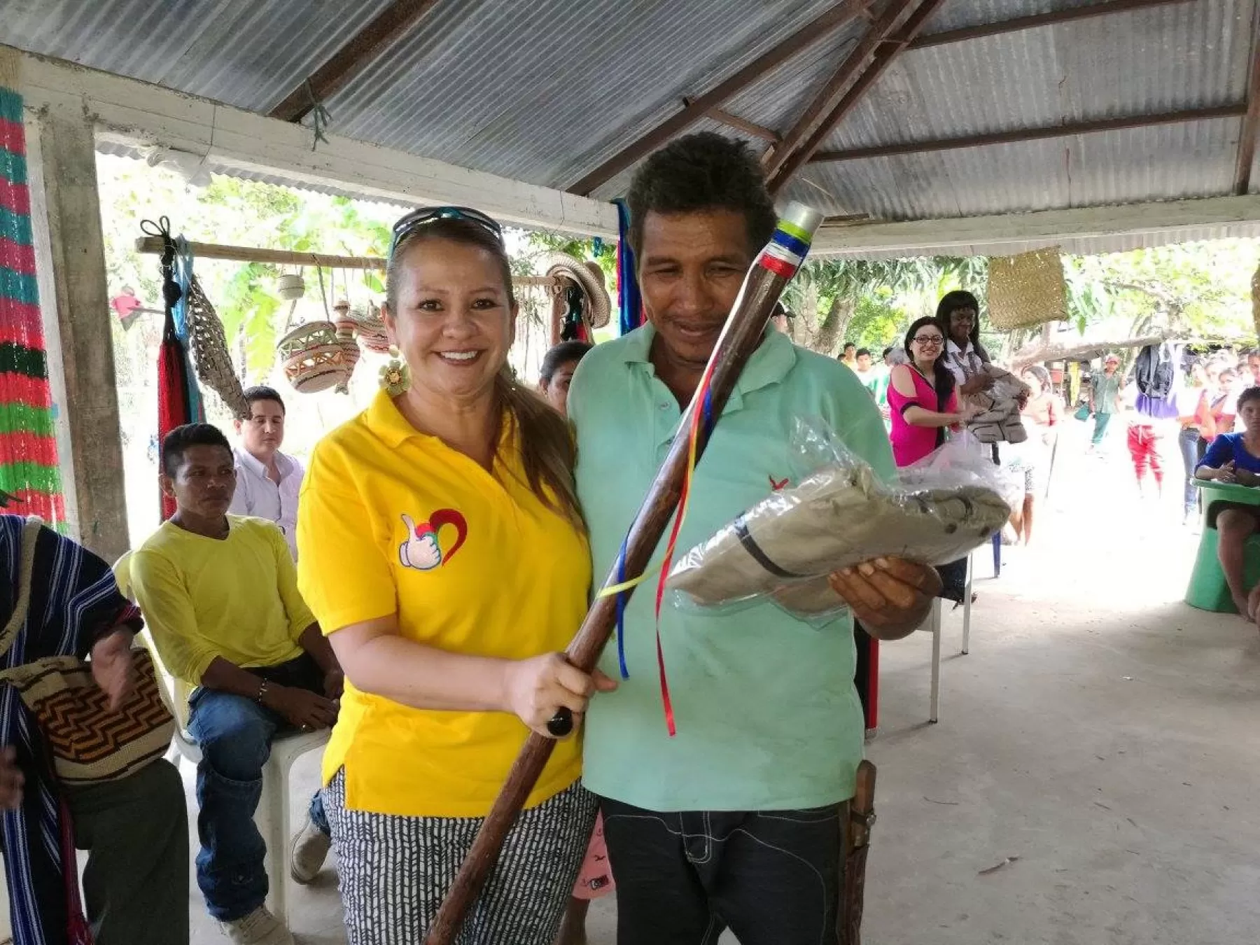 Esta actividad hace parte del proyecto de fortalecimiento cultural de los resguardos indígenas Sikuani, que cuenta con cuatro pilares.