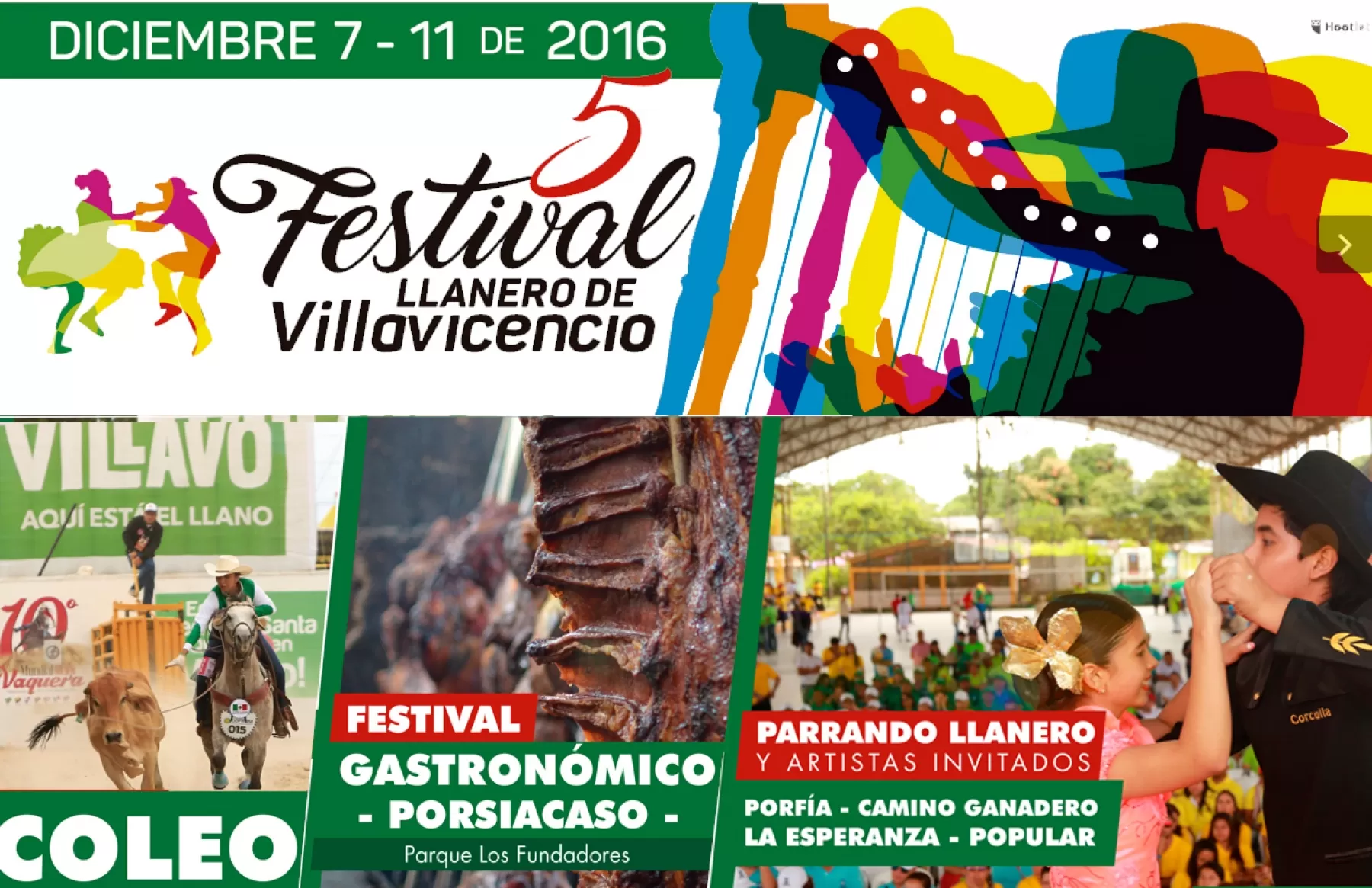 Villaviencio se alista para quinta versión del Festival llanero que se desarrollará del 7 al 11 de diciembre 2016.