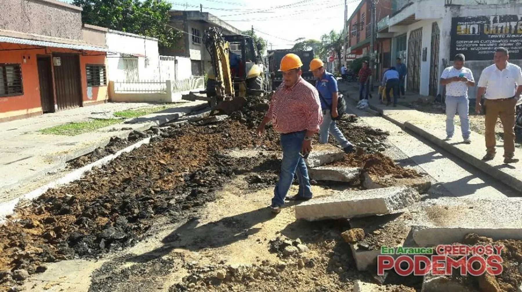Alcaldía de Arauca inicio mantenimiento vial de calles que presentan deterioro en su pavimento.