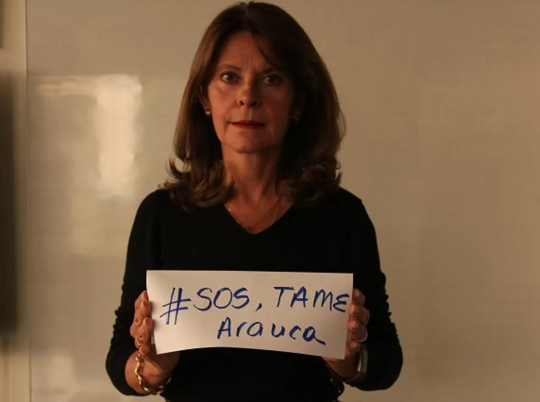 Con este mensaje, la ex candidata presidencial Martha Lucía Ramírez, pidió al Gobierno Nacional más presencia institucional para proteger a los tameños