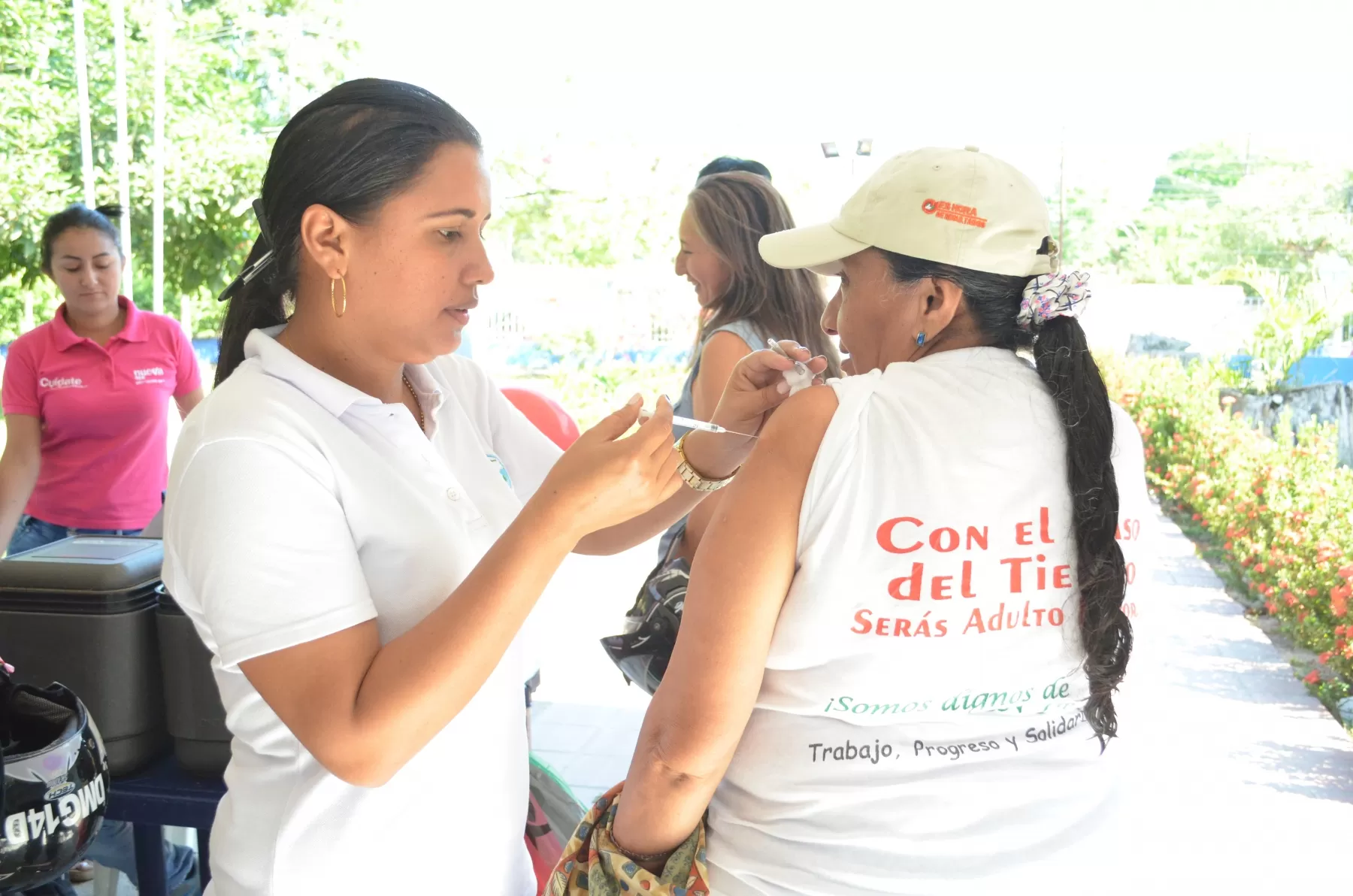 Culminó la jornada nacional de vacunación, 900 personas recibieron la vacuna para la prevención de la fiebre amarilla.