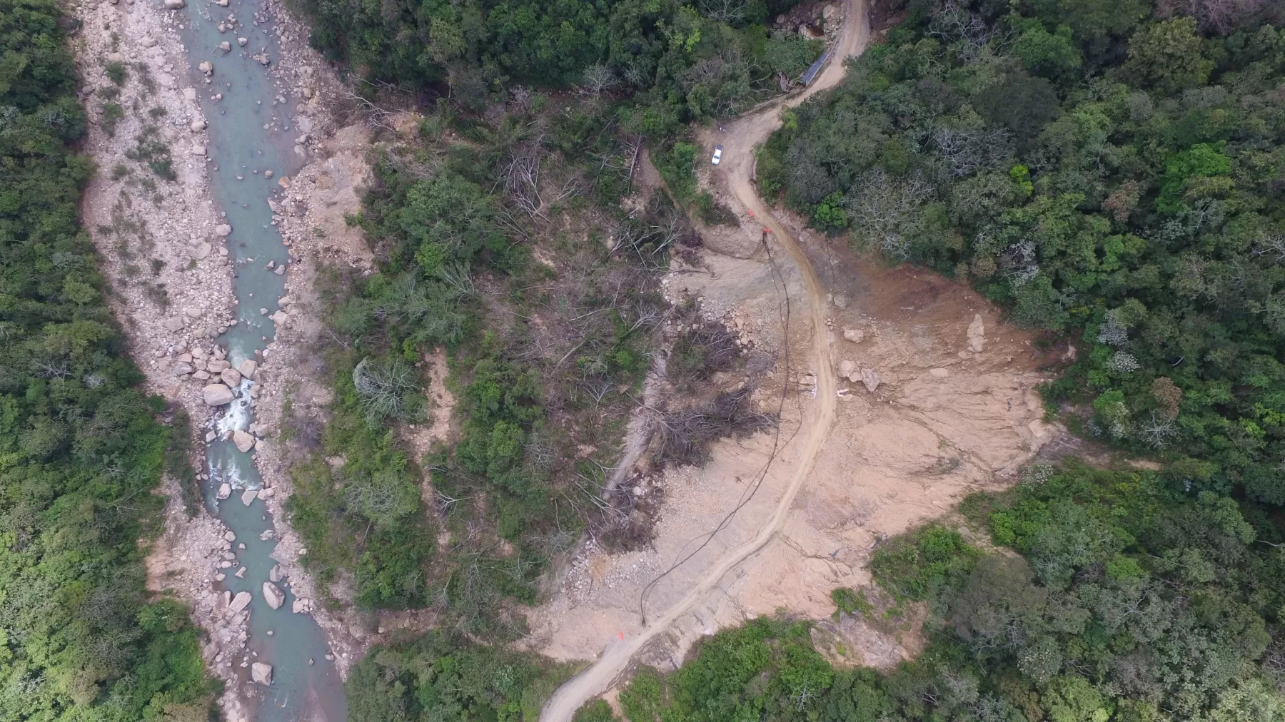 En la vereda Unión Charte y Plan Brisas del municipio de Aguazul, la comunidad ribereña reportó posible represamiento en el cauce de río Charte.