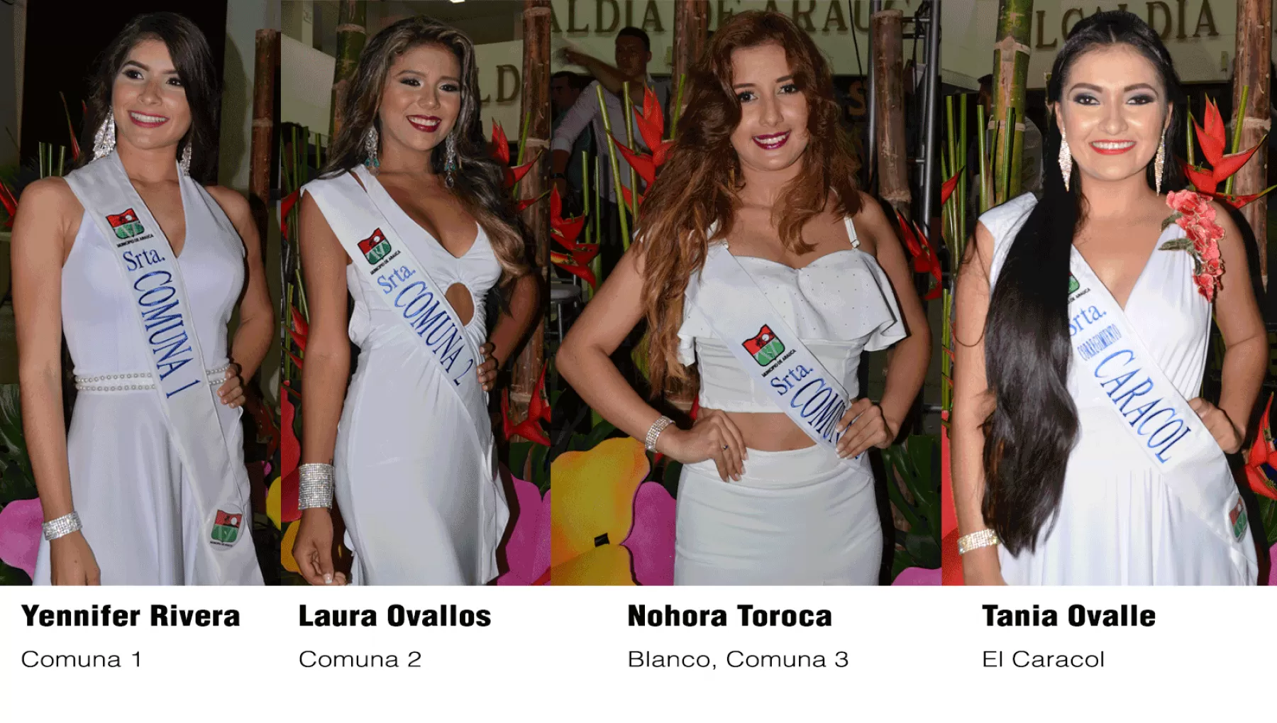 Cuatro candidatas van por el trono a señorita Arauca 2017 - 2018, la elegida representará a Arauca en el Reinado Internacional del Joropo.