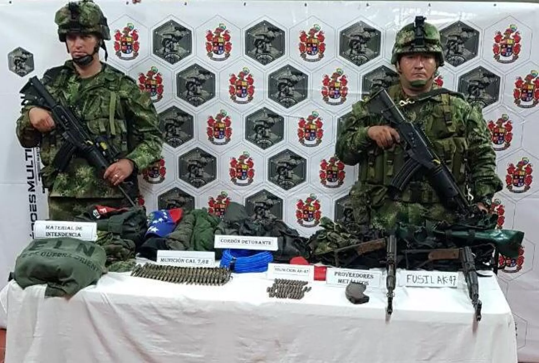 Ejército encontró armamento en zona rural del municipio de Hato Corozal, departamento de Casanare.