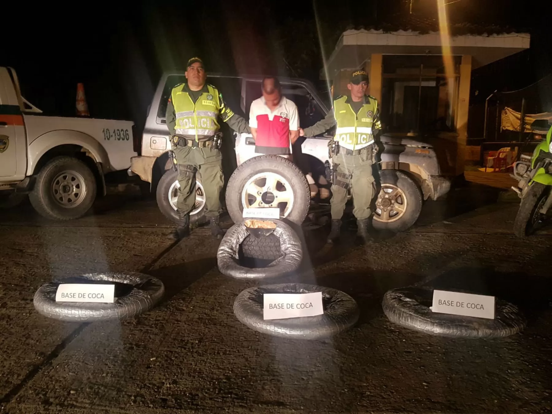 68 kilos de base de coca incautó la Policía Nacional en carreteras del Meta.