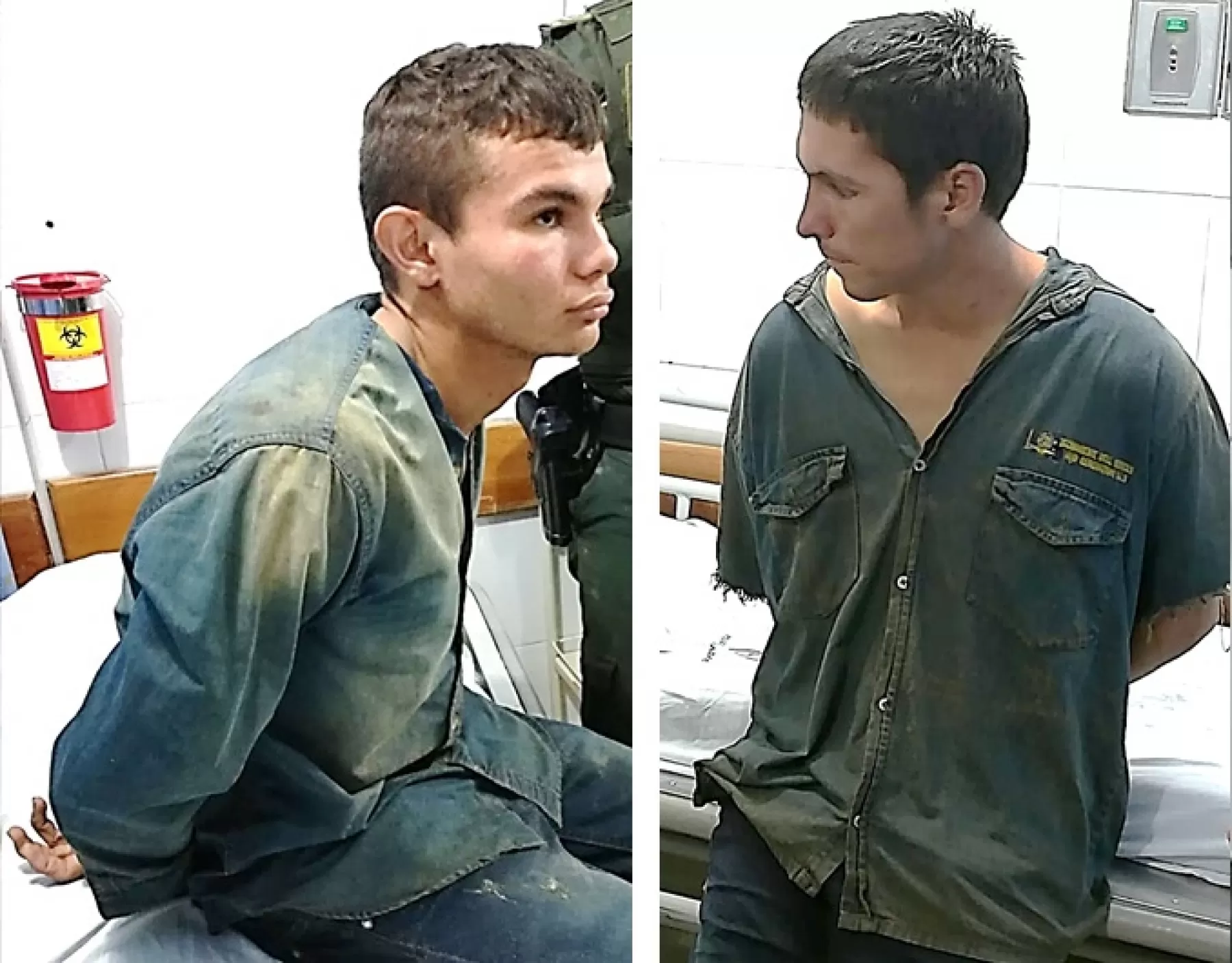 Autoridades capturaron a estos dos hombres como presuntos responsable de muerte de policía en Arauca.