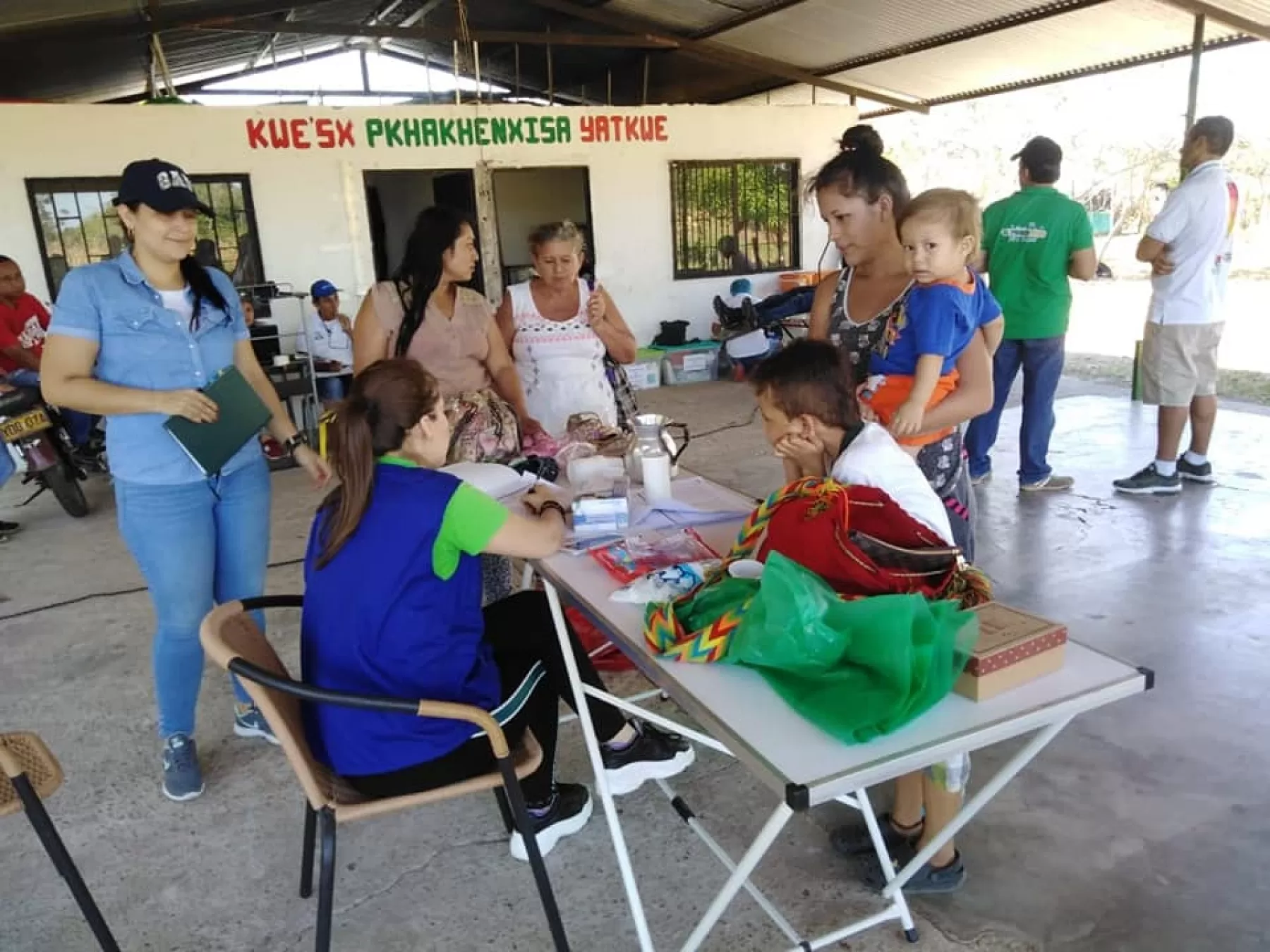 Comunidad indígena Nasa, asentada en la vereda La Calceta, recibió una brigada especial de Salud, por parte de la Alcaldía de Yopal.