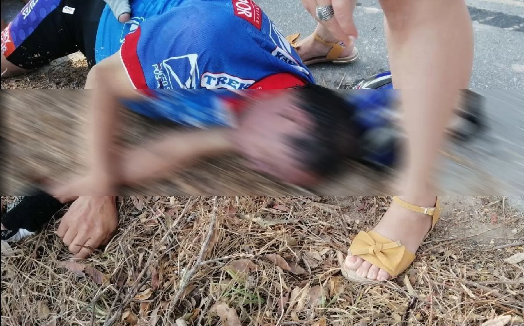 Al parecer de una falla cardíaca fallece ciclista en la vía Arauca - El Caracol.