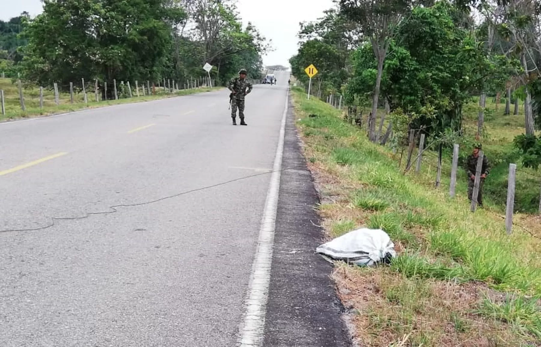 Ejército Nacional destruyó artefacto explosivos en carretera del municipio de Tame, en el departamento de Arauca.