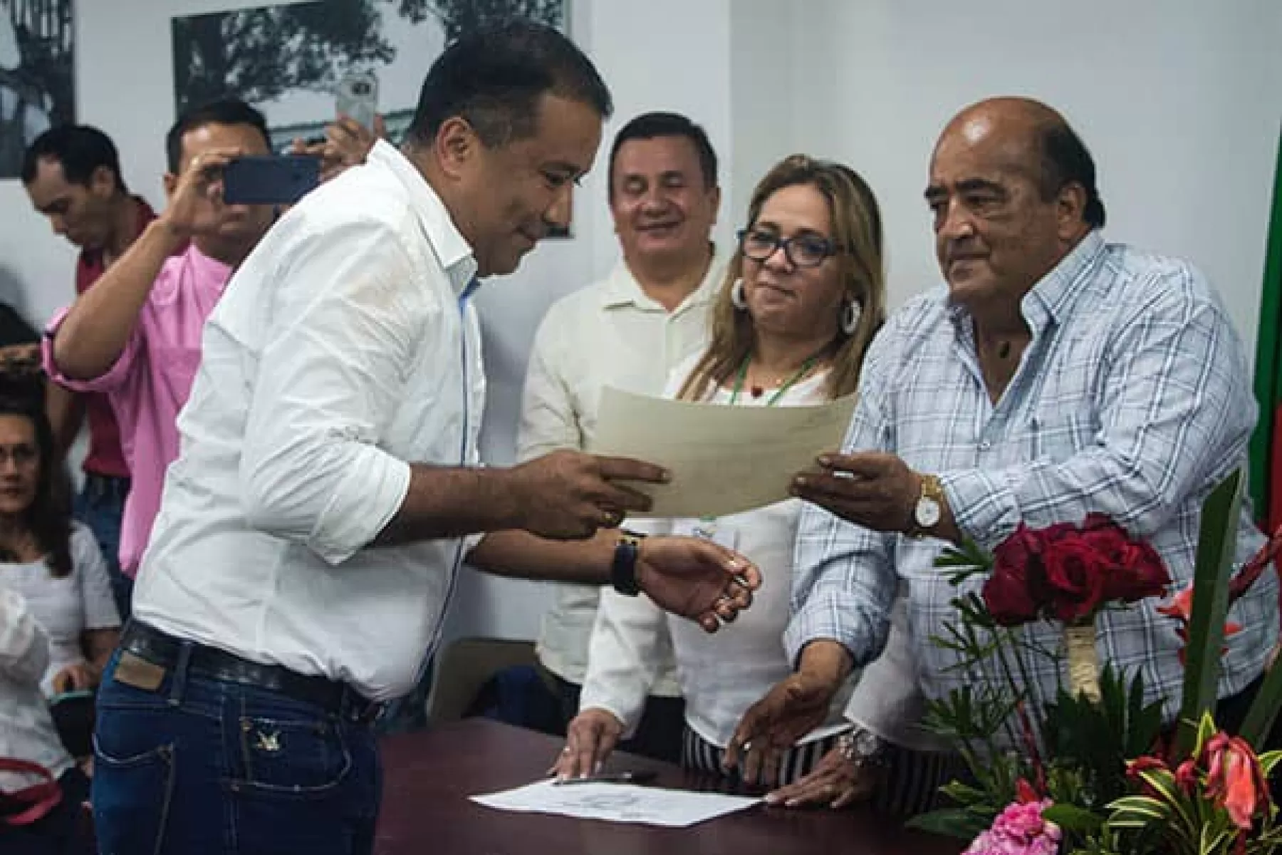 El médico Facundo Castillo Cisneros, recibió la credencial para gobernador del departamento de Arauca para el período 2020 - 2023.