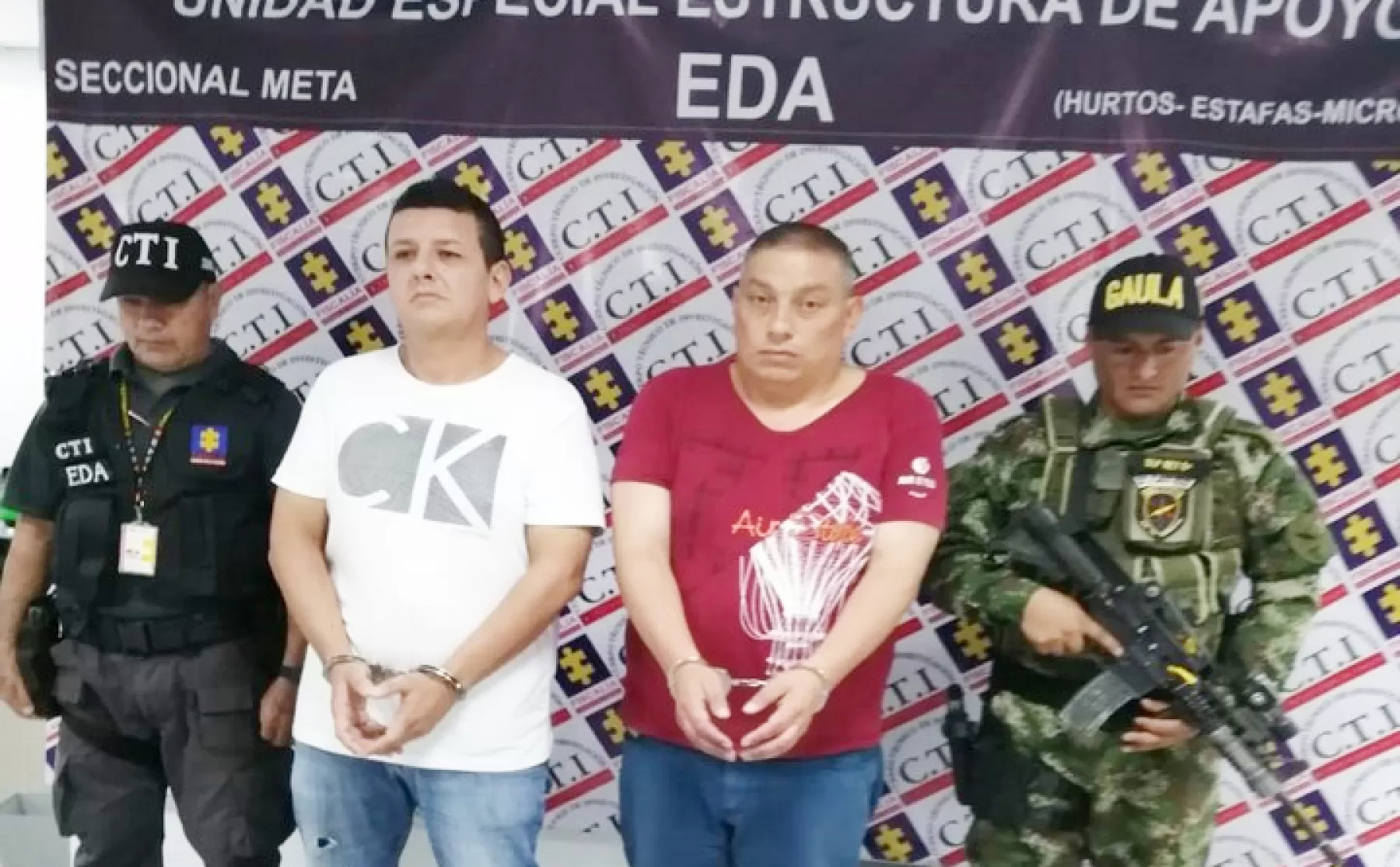 Detenidos presuntos integrantes de banda delincuencial dedicada a la estafa en Meta