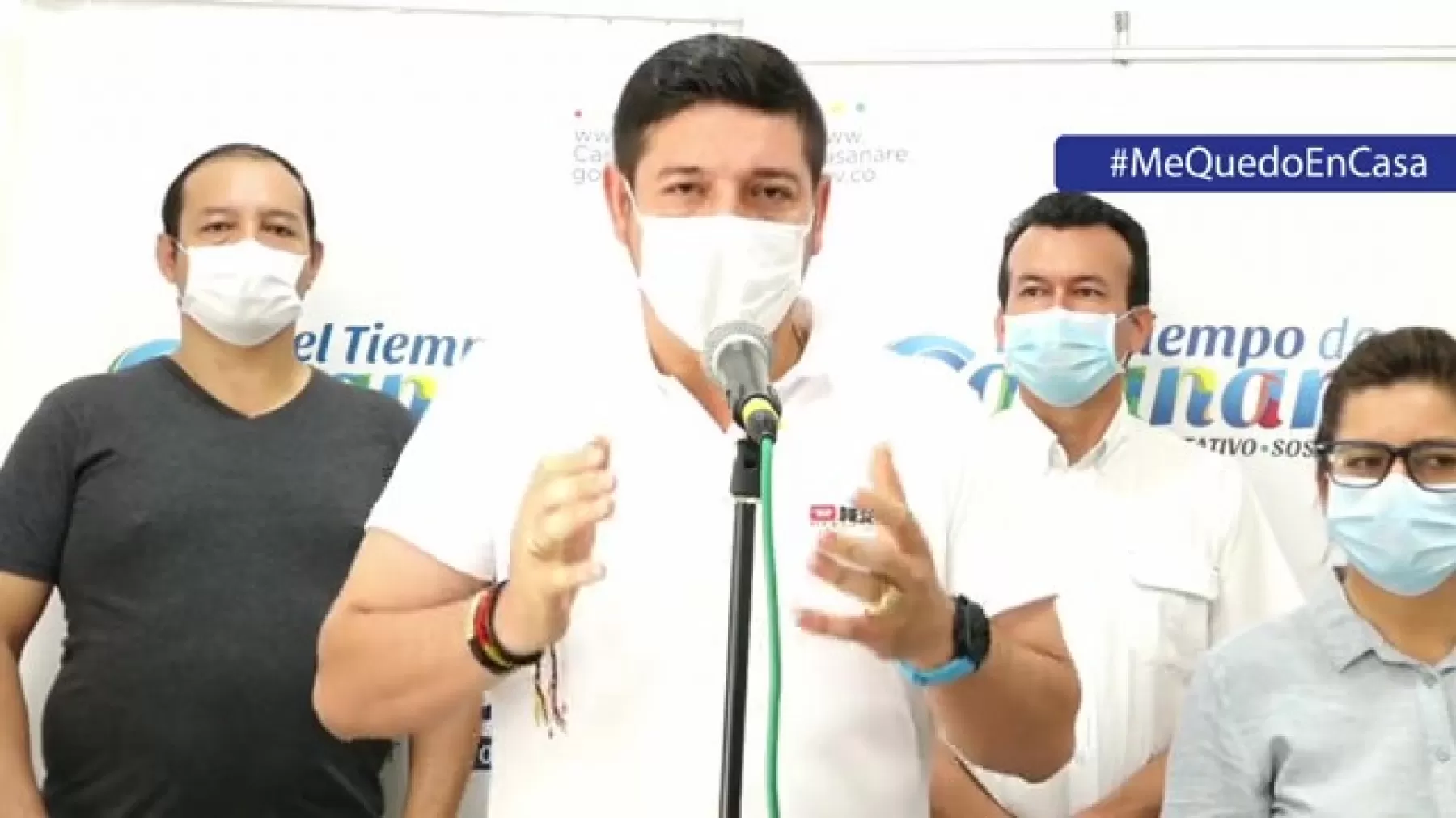 Gobernador de Casanare Salomón Sanabria entra en cuarentena, dijo que había esta cerca al primer caso de coronavirus en el departamento.