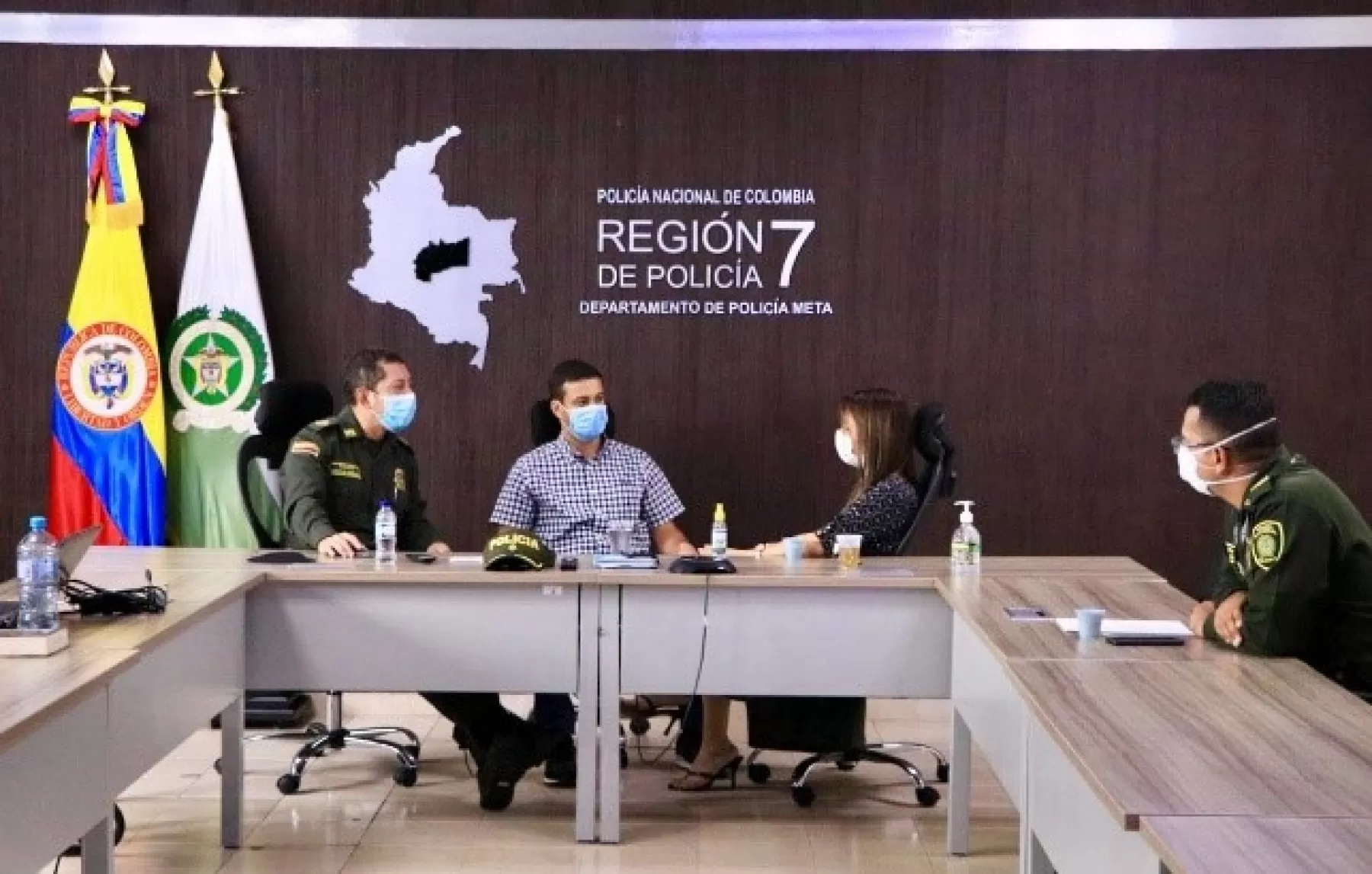 Acompañamiento en desplazamiento a campesinos para garantizar abastecimiento de alimentos en el Meta