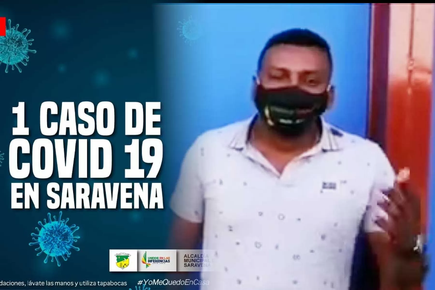 Alcalde de Saravena, Wilfredo Granados, reportó un caso de Covid-19 en el cantón militar de esa localidad.
