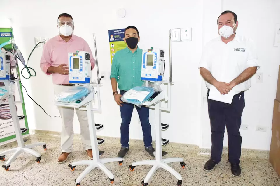 Hospitales de Arauca y Saravena recibieron ventiladores para atención de pacientes Covid-19.