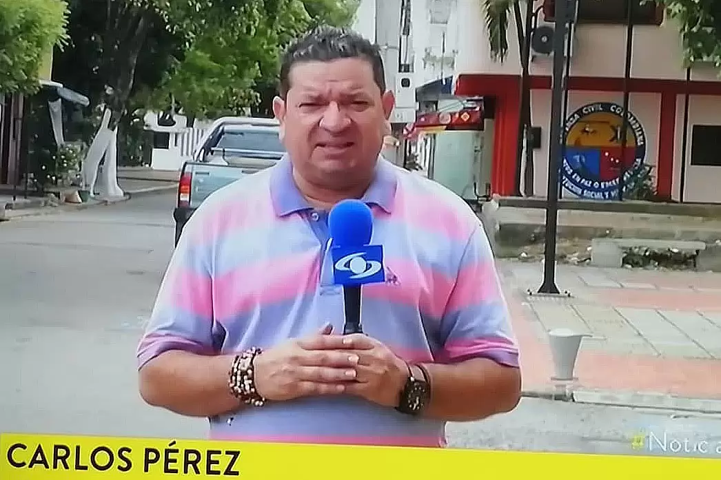 El periodista Carlos Pérez denunció amenazas realizas por disidencias de las Farc.