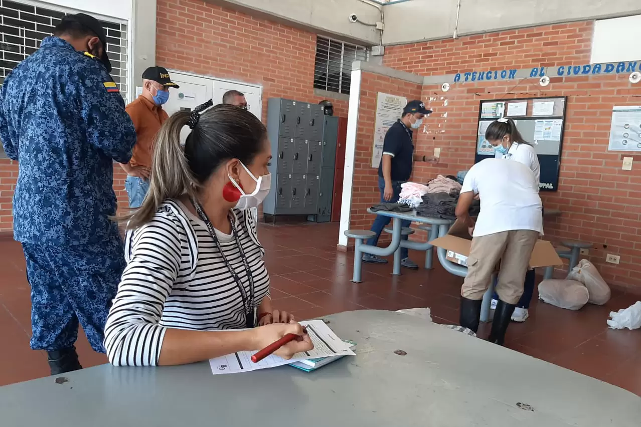 Alcaldía Municipal entregó donación a reclusos de la Cárcel La Guafilla.