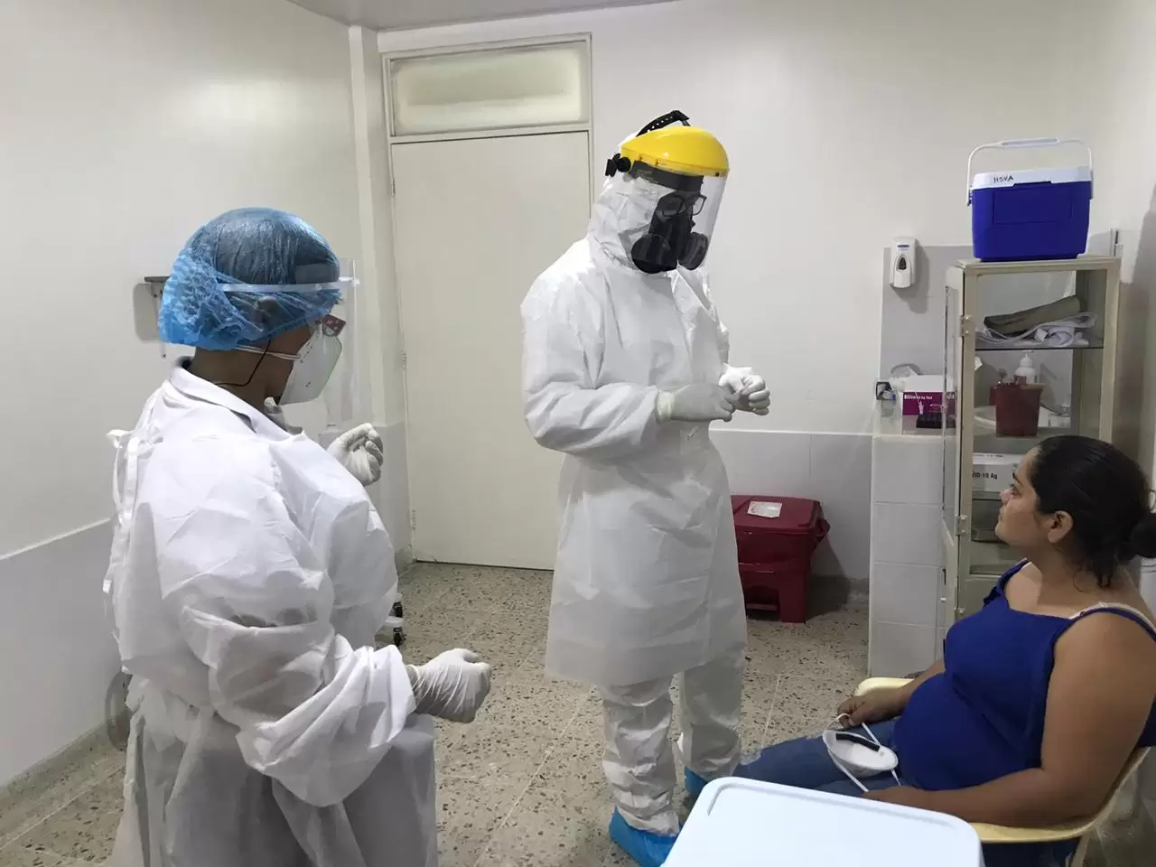 Hospital San Vicente de Arauca realizó jornada para la toma de muestras Covid-19 a su personal médico