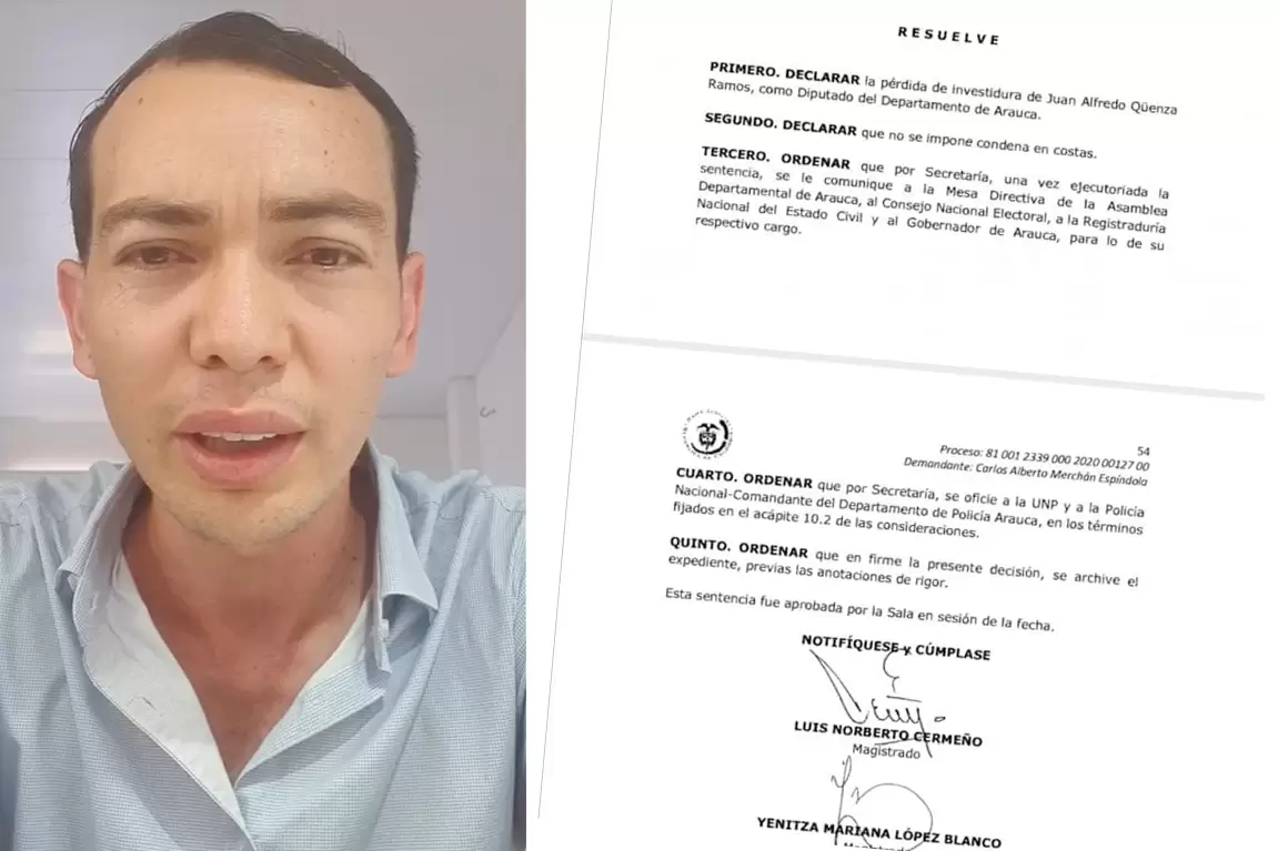 Por trafico de influencia Tribunal de Arauca declara perdida de envestidura para diputado de Arauca