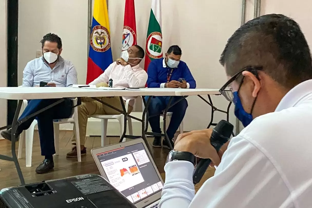 Gerente de Fronteras evaluó situación de los migrantes venezolanos en Arauca