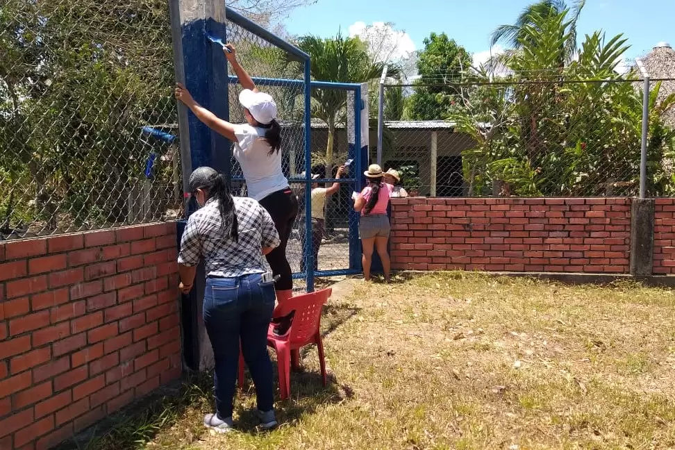 La última escuela intervenida hasta la fecha, fue El Triunfo en la vereda La Manga.