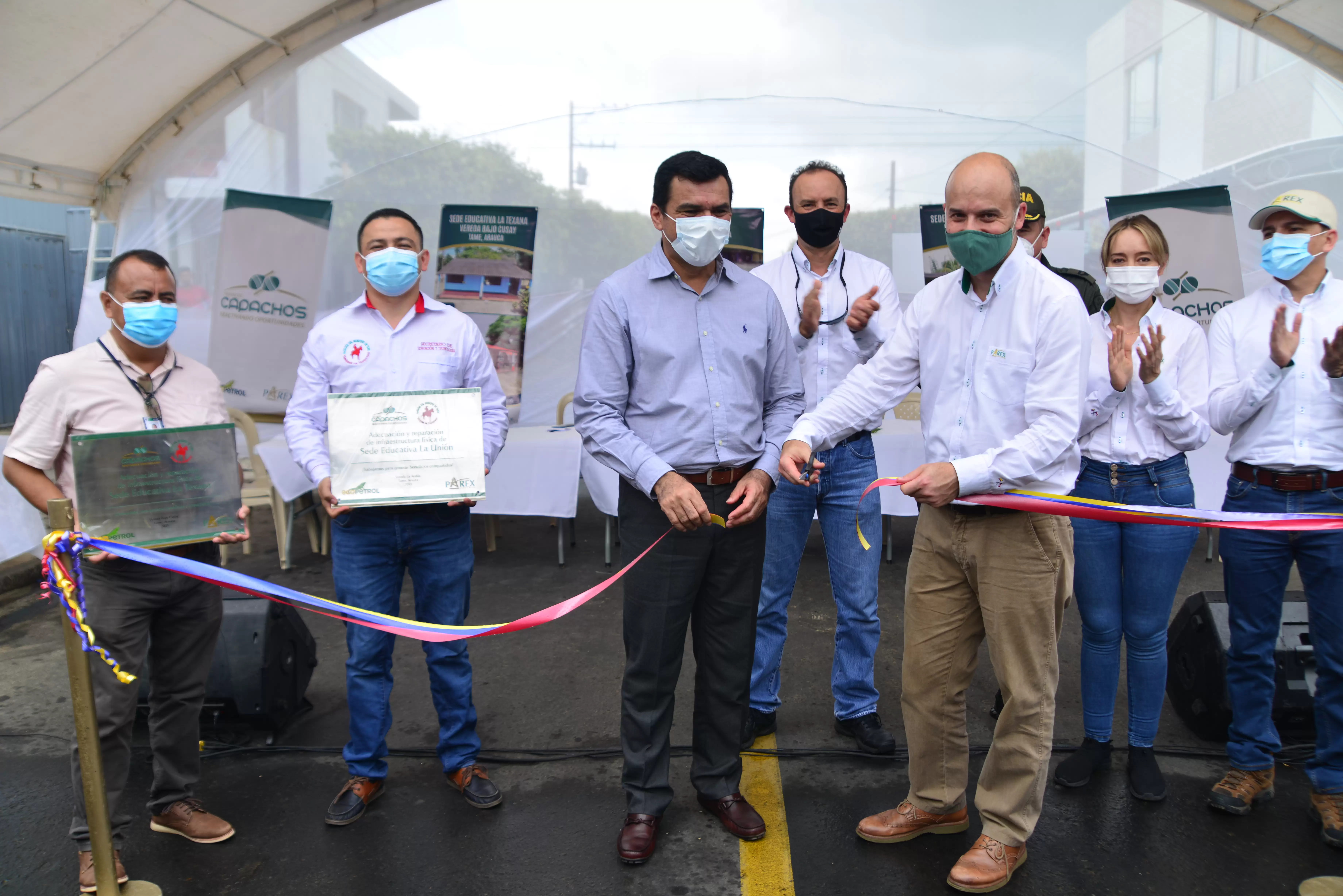 Proyecto Capachos entregó obras de adecuación y reparación de sedes educativas rurales en Tame