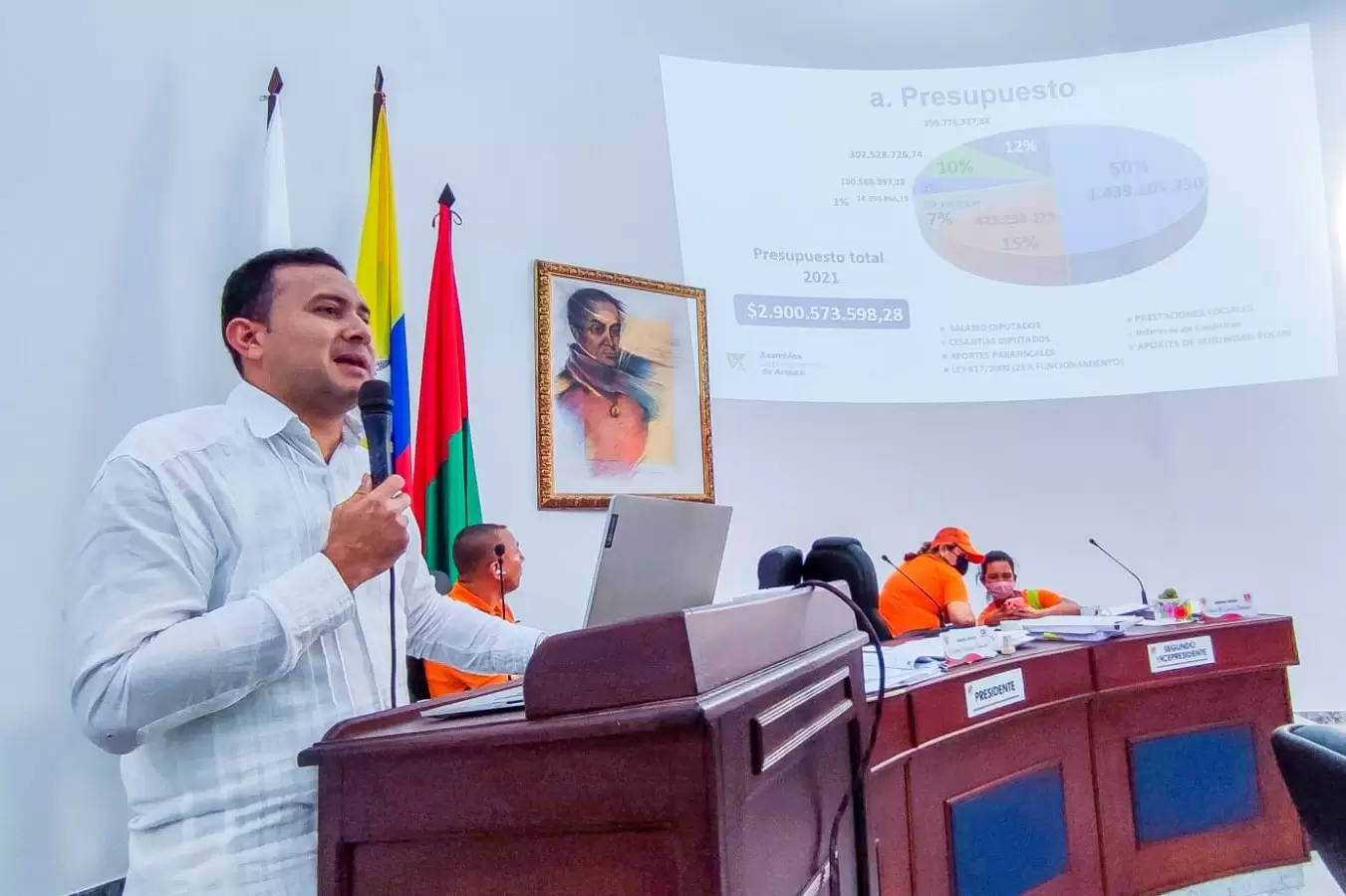 Durante 12 días sesionarán los Diputados del departamento de Arauca.