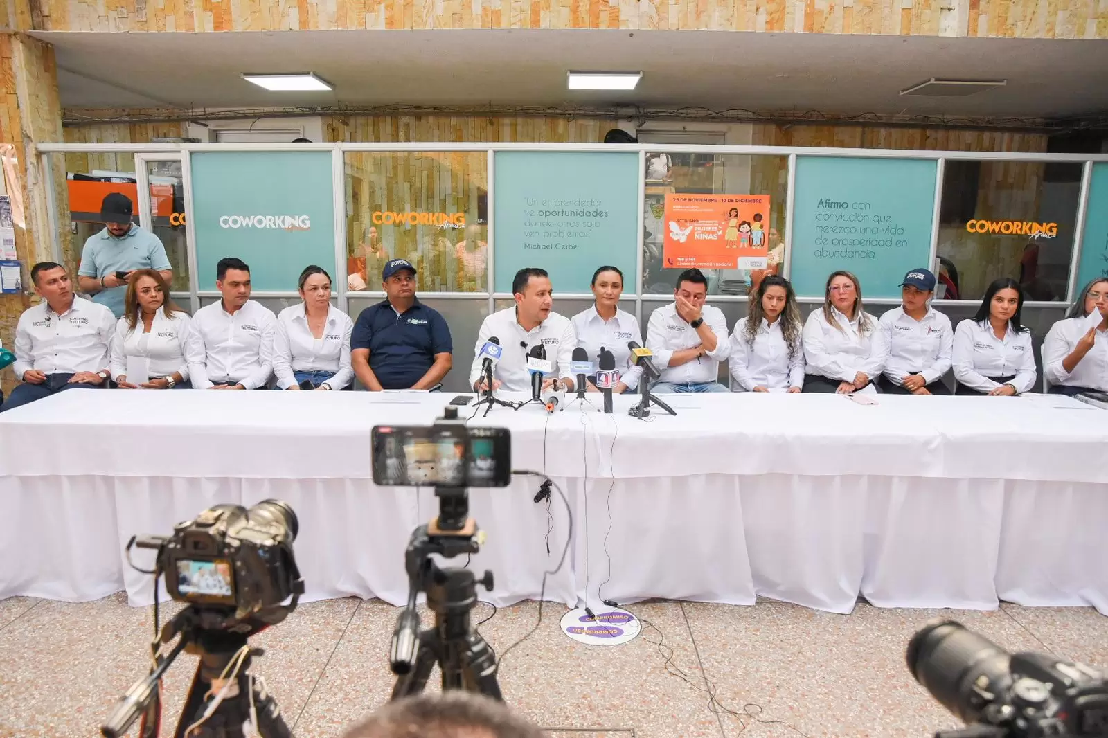 Gobernador encargado de Arauca presentó su gabinete de gobierno.