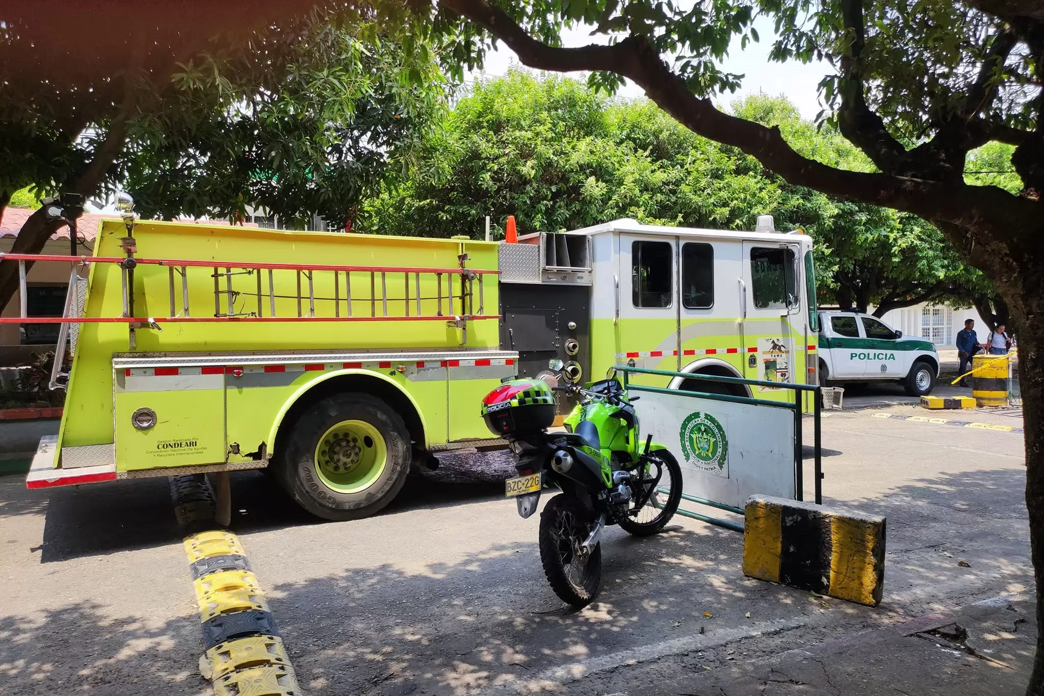 Bomberos atendieron incendio en el municipio de Tame.