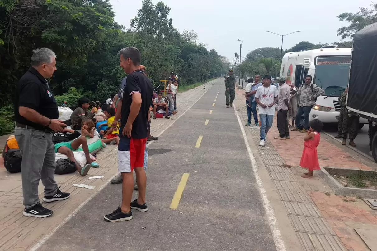 Indígenas Jivi retornan a su territorio de origen en Venezuela.