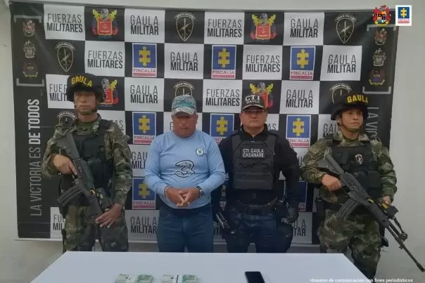 Samanay Herrera fue capturado en Tame, Arauca.