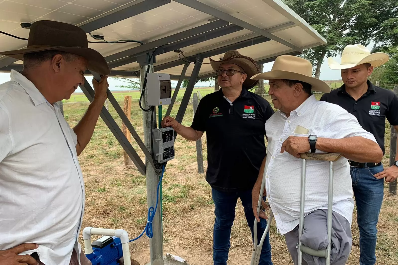 Alcalde de Arauca impulsa uso de energía solar para mejorar producción ganadera