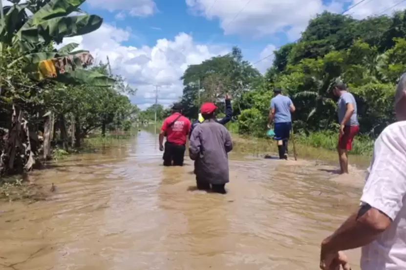 El departamento de Arauca en alerta por lluvias y creciente de ríos que afecta a pobladores y cultivos.