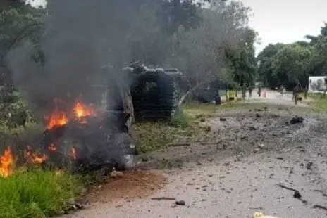 Las autoridades investigan la posibilidad de que el ELN esté detrás del ataque, mientras la población civil enfrenta la alteración del orden público. Foto: Cayo Mario.