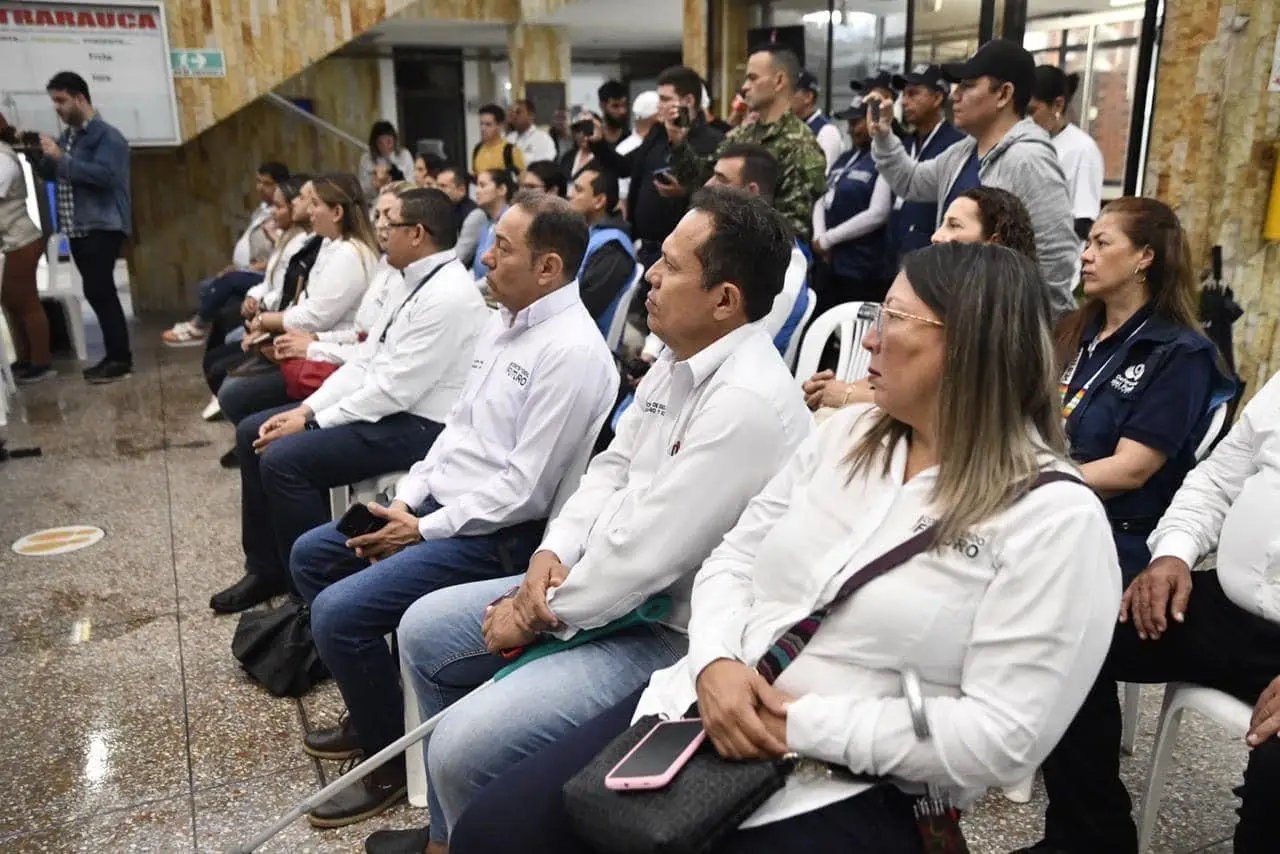 En la plazoleta de la gobernación de Arauca se dio apertura a las elecciones regionales 2023.