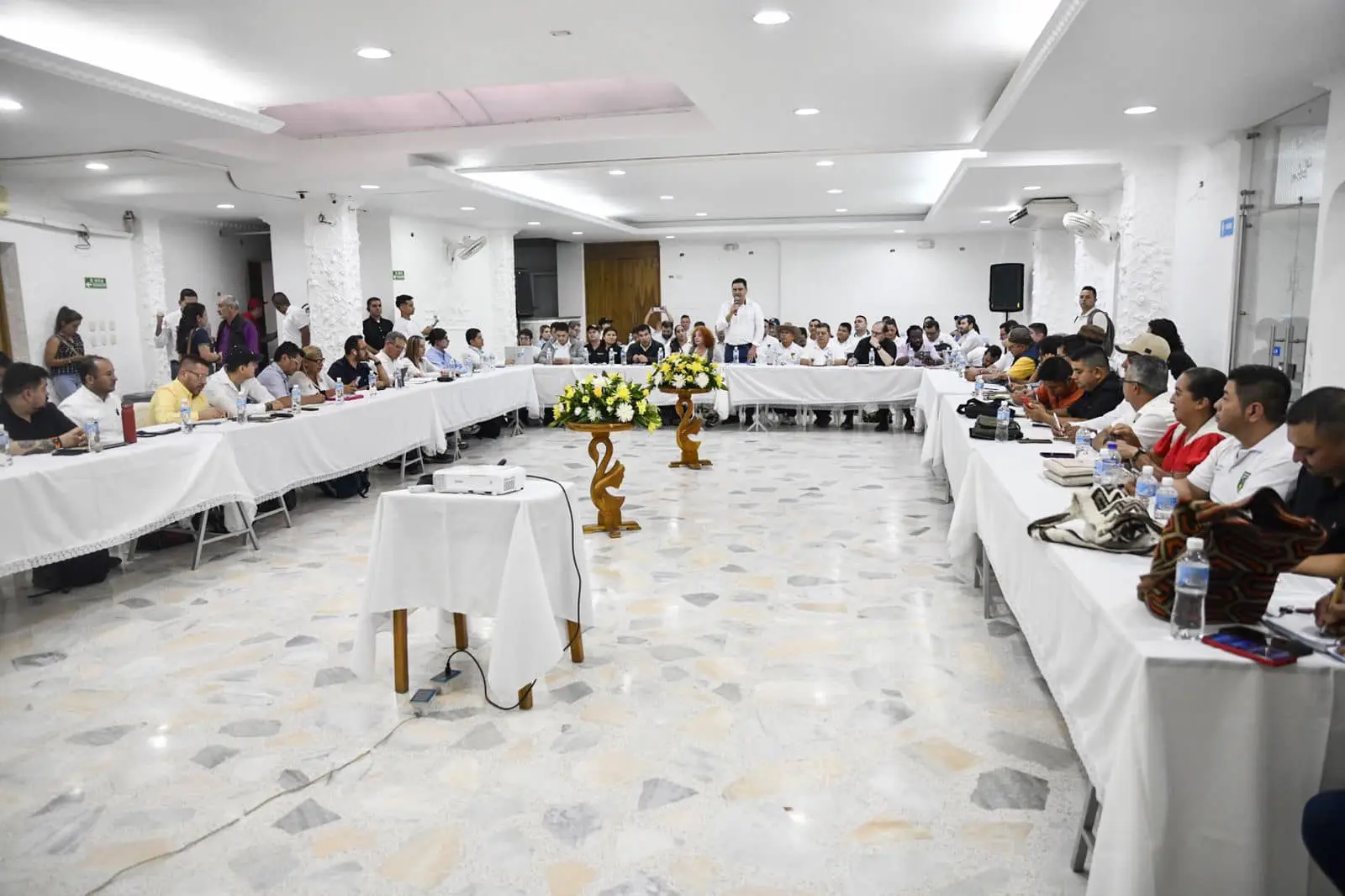 Se inició este miércoles la tercera jornada de las mesas de diálogo en el municipio de Saravena, Arauca.